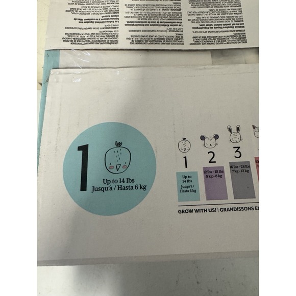 Kirkland Diapers for Infants Size 1 - New In Box Baby - 192 Count Free Shipping - Picture 3 of 4